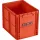 ROK Kit de rangement avec couvercle 40x30x32cm Orange
