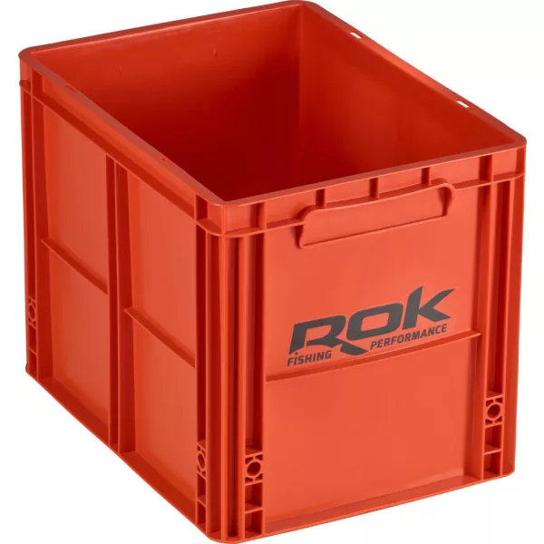 ROK Kit de rangement avec couvercle 40x30x32cm Orange