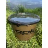 ROK Seau à appâts vert de 13 litres et ensemble de récipients mélangeurs de 4 litres avec couvercle