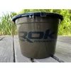 ROK Seau à appâts vert de 18 litres et ensemble de récipients mélangeurs de 5 litres avec couvercle