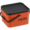 ROK 10 Litres Récipient de Mélange Carré Orange avec Couvercle