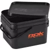 ROK Kit Seau à Appâts Carré de 10 Litres avec Insert et Couvercle Noir