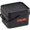 ROK Kit Seau à Appâts Carré de 10 Litres avec Insert et Couvercle Noir