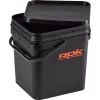 ROK Kit Seau à Appâts Carré de 17 Litres avec Insert et Couvercle Noir