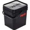 ROK Kit Seau à Appâts Carré de 17 Litres avec Insert et Couvercle Noir