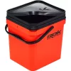 ROK Kit Seau à Appâts Carré de 17 Litres avec Insert et Couvercle Orange