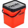 ROK Kit Seau à Appâts Carré de 17 Litres avec Insert et Couvercle Orange
