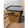 ROK Kit Seau à Appâts Carré de 17 Litres avec Insert et Couvercle Vert
