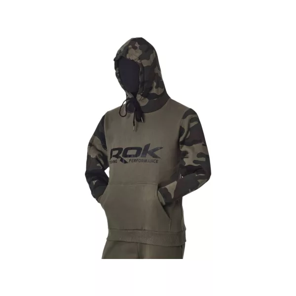 ROK Camo Hoodie Kapucnis Terep Mintás Pulóver 3XL