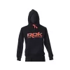 ROK Black Hoodie Fekete Kapucnis Pulóver L