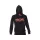 ROK Black Hoodie Fekete Kapucnis Pulóver L