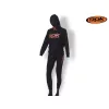 ROK Black Hoodie Fekete Kapucnis Pulóver M