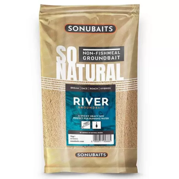 Sonubaits SONU SO NATURAL - RIVER (1KG) amorce (S0780003) amorce