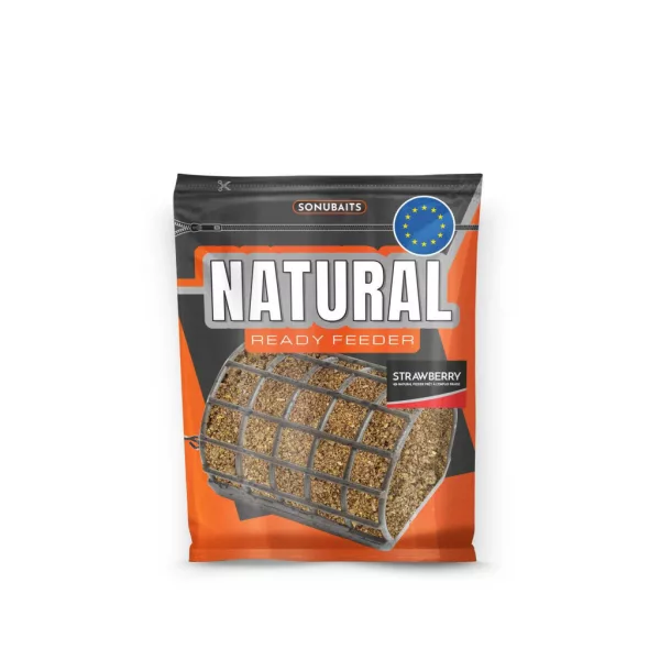 Sonubaits Natural Ready Feeder Fraise Amorçage 750gr