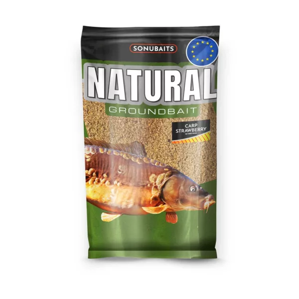 Sonubaits Natural Carp Fraise Amorçage 1kg