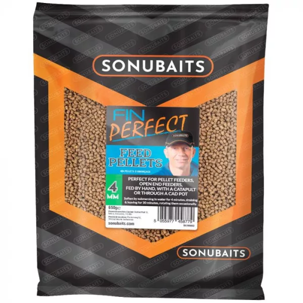 Sonubaits Fin Perfect Feed 650g - 4mm (S0790003) pellets d'amorçage
