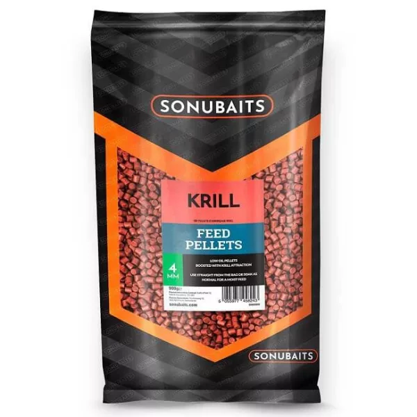 Sonubaits Krill Feed Pellet - 4mm (S0800008) pellets d'amorçage aromatisés