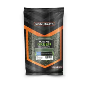   Sonubaits Marine Green Feed 2mm Pellets d'amorçage 900gr