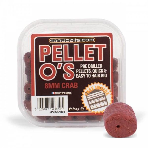 Sonubaits Pellet Os 8mm - Crab (S0810001) pellet hameçon percé