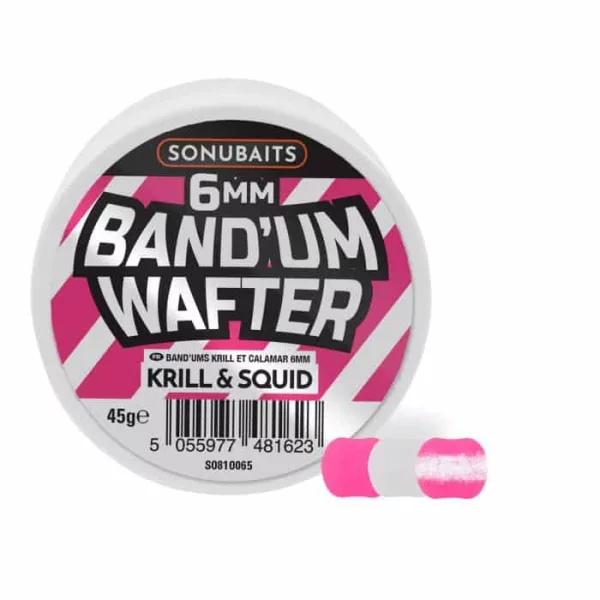Sonubaits Bandum Wafters - 6mm Krill & Calmar (S0810065) appâts wafters
