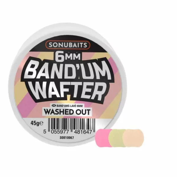 Sonubaits Bandum Wafters - 6mm Délavé (S0810067) appâts wafters