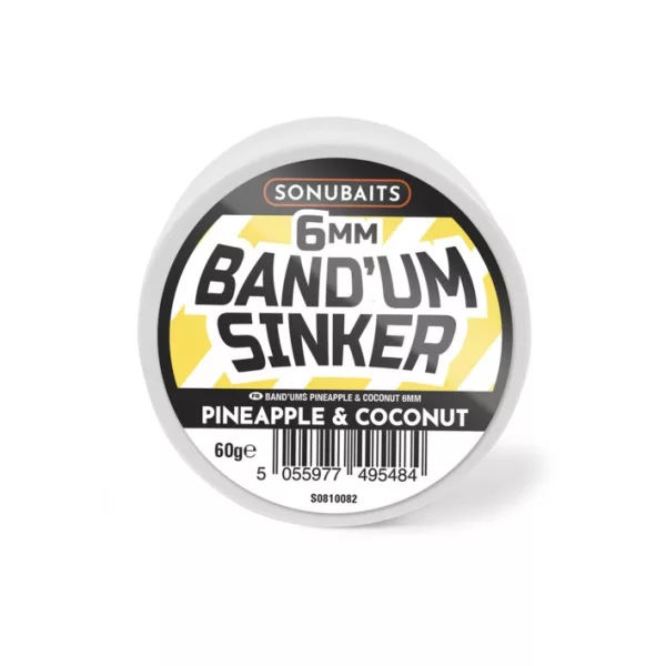 Sonubaits Bandum Sinkers Ananas & Noix de Coco - 6mm (S0810082) haltère
