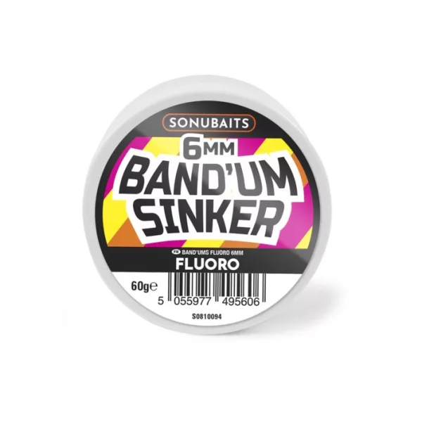 Sonubaits Bandum Sinkers Fluoro - 6mm (S0810094) haltère