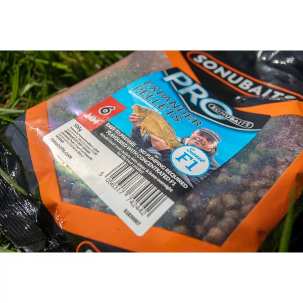 Sonubaits Pro Expander Pellets F1 6mm Pellets d'amorçage 500gr