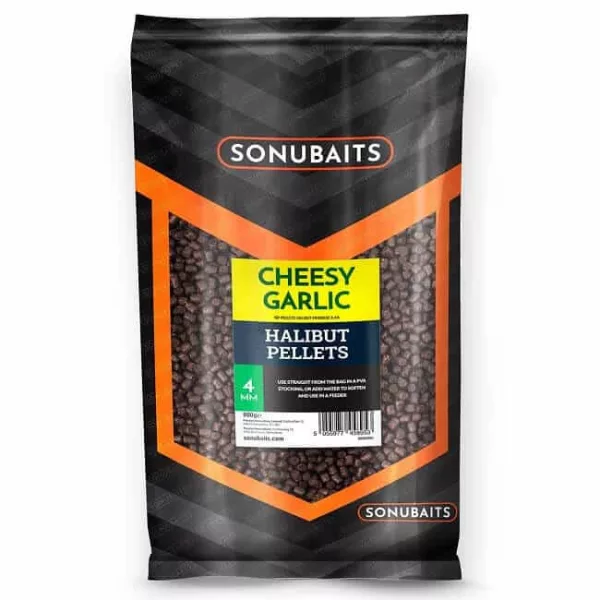 Sonubaits Cheesy Garlic Halibut Pellets - 4mm (S0920001) pellets d'amorçage