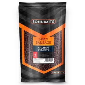   Sonubaits Spicy Sausage Halibut Pellets - 6mm (S0920005) granulés d'amorçage