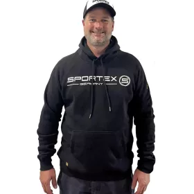 Sweat à capuche noir Sportex 2XL