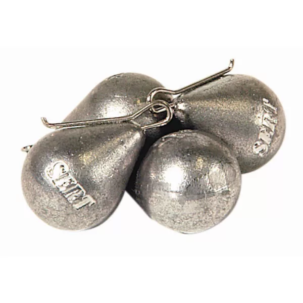 Sakura - SINKER CLIP PEAR - 12G X 5 - Plombs - Plomb de pêche au lancer - Poids de leurre