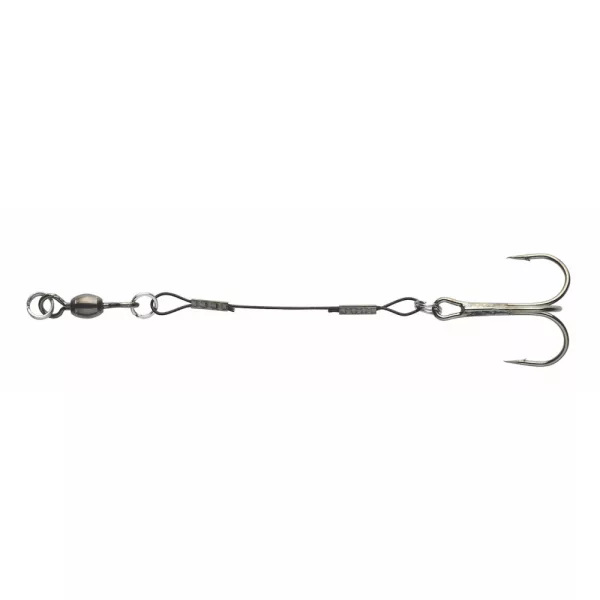 Sakura - SOFT LURE RIG - Size L - 9CM - Single Hook (1 HOOK treble) - Hameçon triple - Hameçon barbelé, Hameçon triple