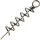 Sakura Soft Lure Screw 43mm 5 pièces Fixation de leurre
