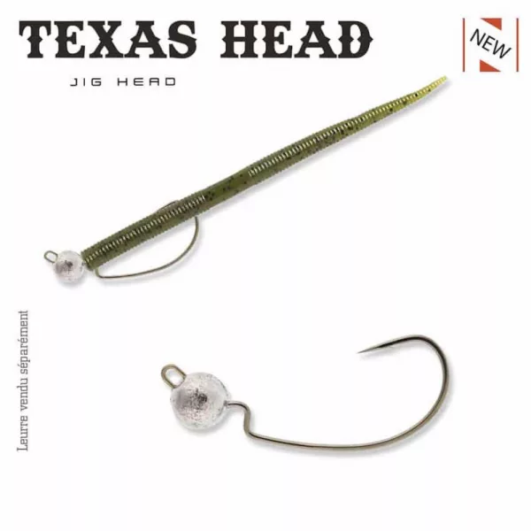 Sakura - TEXAS HEAD 7G / Hameçon #1/0 X 3 - Tête plombée JIG