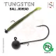 Sakura - TUNGSTEN BALL JIGHEAD 3/16 - 5,3G / Hameçon #2/0 x 2pcs (Couleur Noire) - Tête plombée JIG