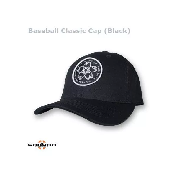 Casquette Sakura Classique Noire de Baseball