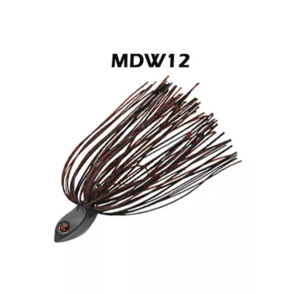 Sakura Bellamy Swim Jig French Craw 21gr Tête de Jig avec Jupe en Caoutchouc
