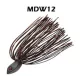 Sakura Bellamy Swim Jig French Craw 21gr Tête de Jig avec Jupe en Caoutchouc