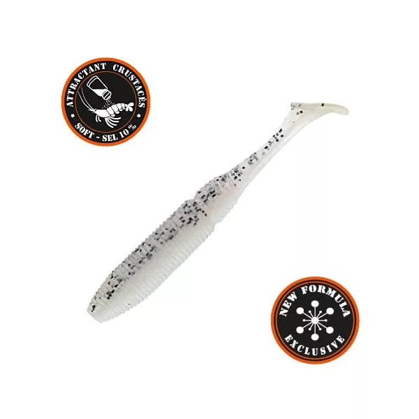 Sakura SLIT SHAD EVO 50 Leurre souple Pepper Mint 50mm - 8pcs