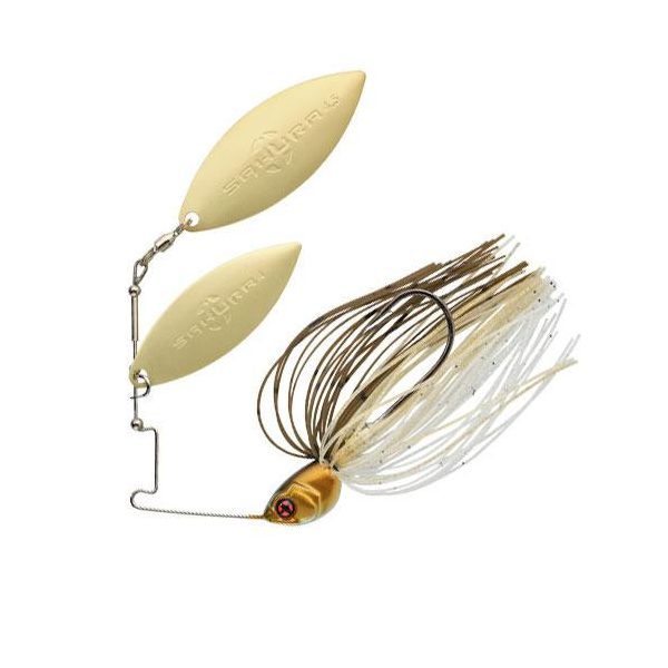 Sakura Cajun DW 14gr JC18 Spinnerbait - Golden Shiny