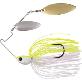   Sakura Cajun Spinnerbait DW Spinnerbait Jc2 (Blanc et Chart) - 21gr