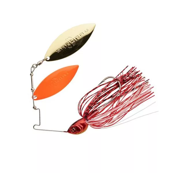 Sakura Cajun DW 21gr JC22 Spinnerbait - Rouge Printemps