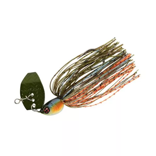 Sakura Cajun Bladed Jig 21gr JC21 Chatterbait - Blue Gill Orange
