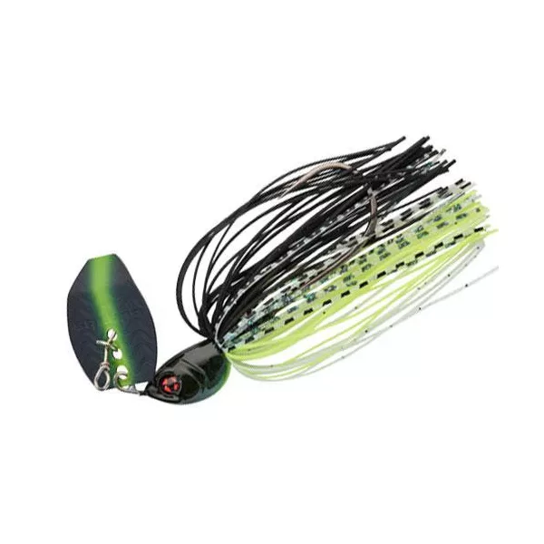 Sakura Cajun Bladed Jig 10,5gr JC20 Chatterbait - Noir Chartreuse