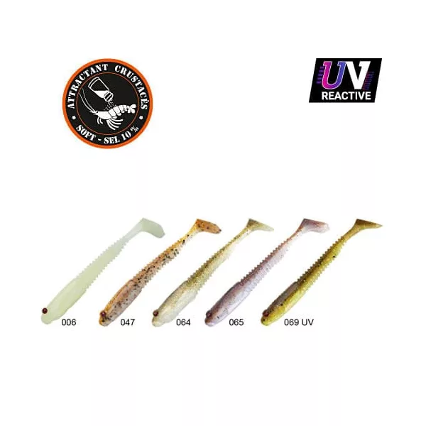 Sakura Gobygo 105 Leurres souples Clear Water Pack 1 105mm - 5pcs