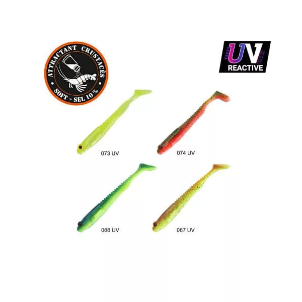 Sakura Gobygo 65 Leurres souples Dark Water Pack 2 65mm - 7pcs