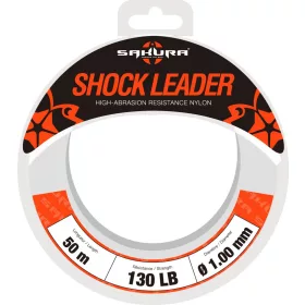   Sakura Shock Leader Transparent 0,66mm 50m Monofilament Bas de ligne