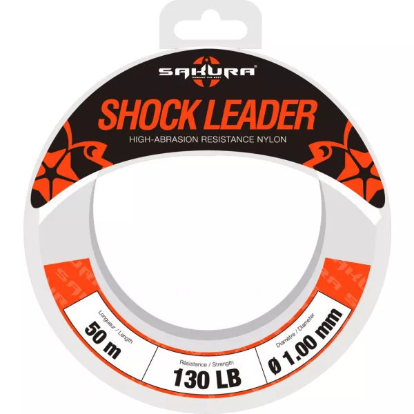 Sakura Shock Leader Transparent 0,66mm 50m Monofilament Bas de ligne