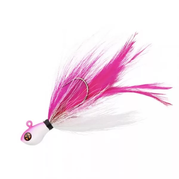 Sakura - R JIG BUCKTAIL 14 G - PS (Pink Shad) - Tête plombée JIG à queue de cerf